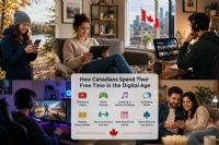 Comment les Canadiens occupent leur temps libre à l’ère numérique